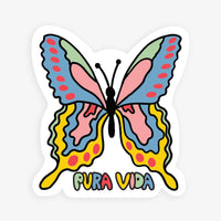 Psychedelic Butterfly Sticker Gallery Thumbnail