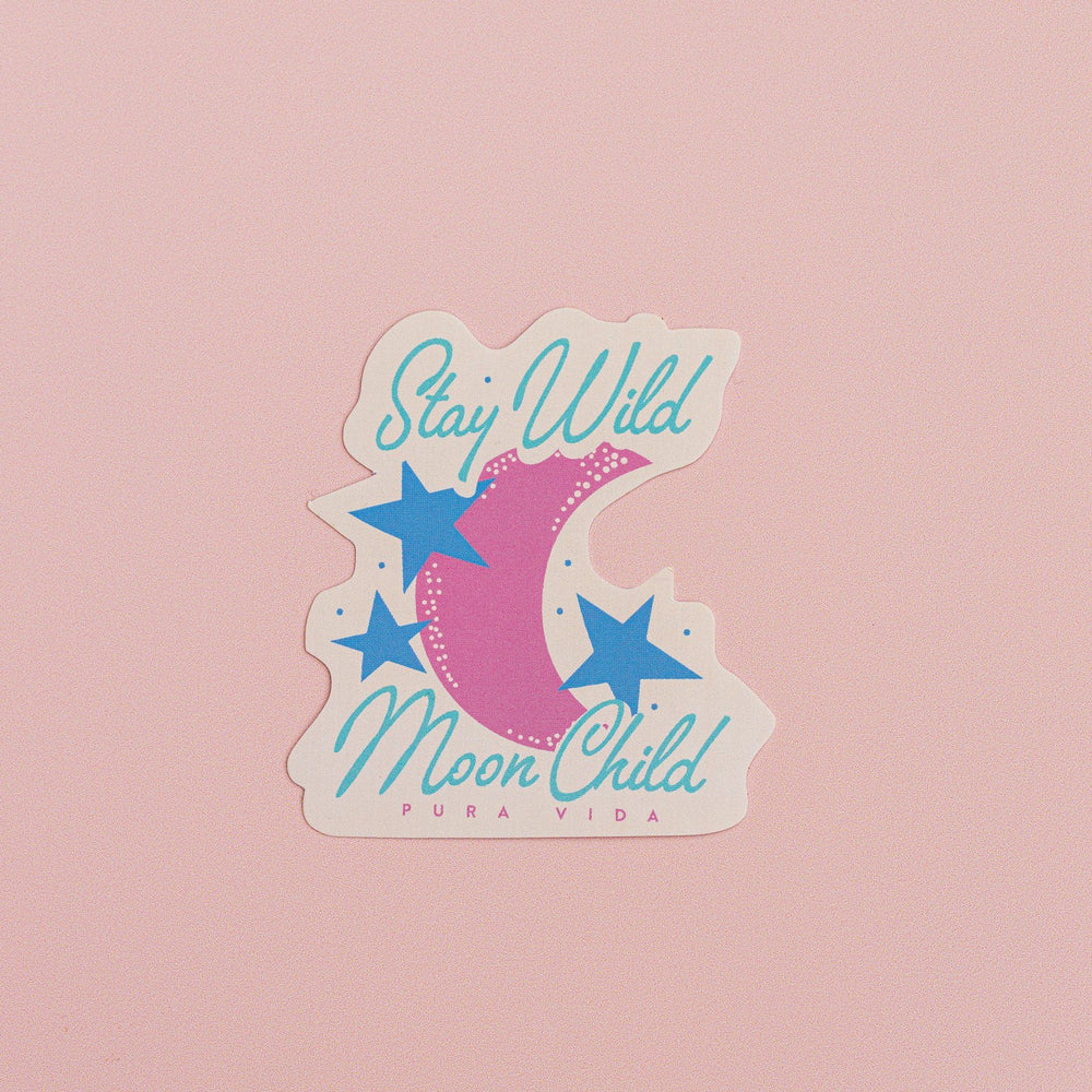Stay Wild Moon Child Sticker 2