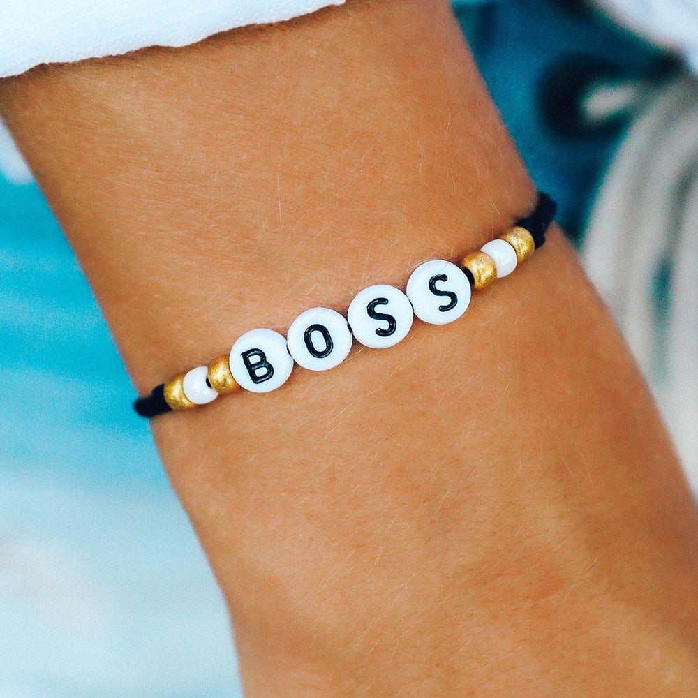 Boss Alphabet Bead Bracelet 2