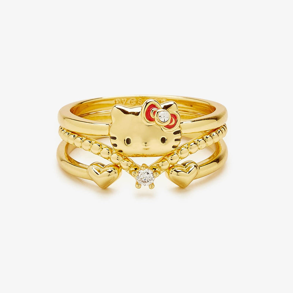 Hello Kitty Delicate Ring Stack 1