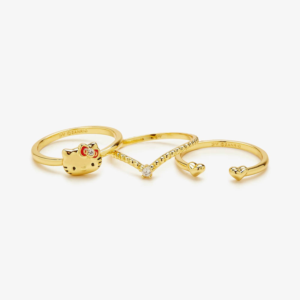 Hello Kitty Delicate Ring Stack 4