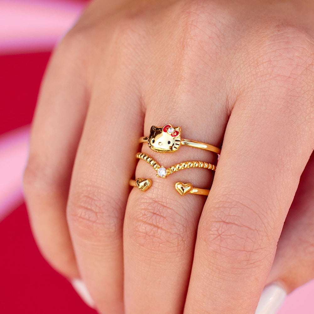 Hello Kitty Delicate Ring Stack 2