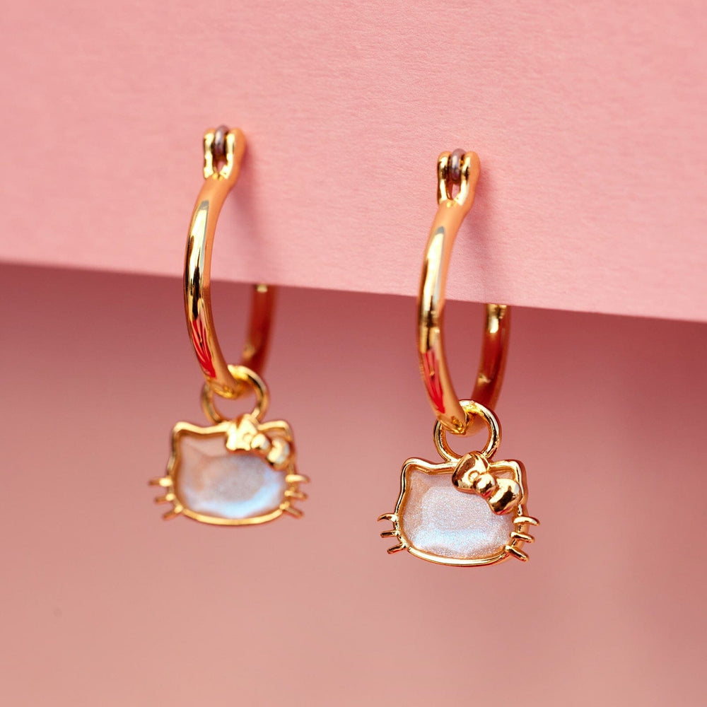 Hello Kitty Opal Hoop Earrings 4