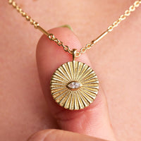 Protective Eye Pendant Necklace Gallery Thumbnail