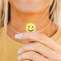 Happy Face Spinner Necklace Gallery Thumbnail