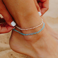 Beaded Chain Anklet Gallery Thumbnail