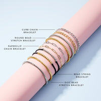 Harper Round Bead Stretch Bracelet Gallery Thumbnail