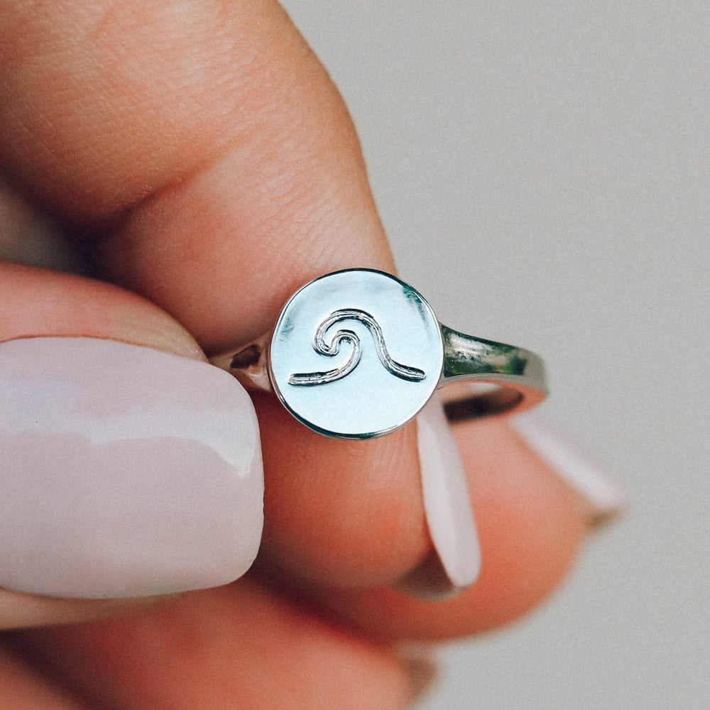 Wave Coin Ring 3